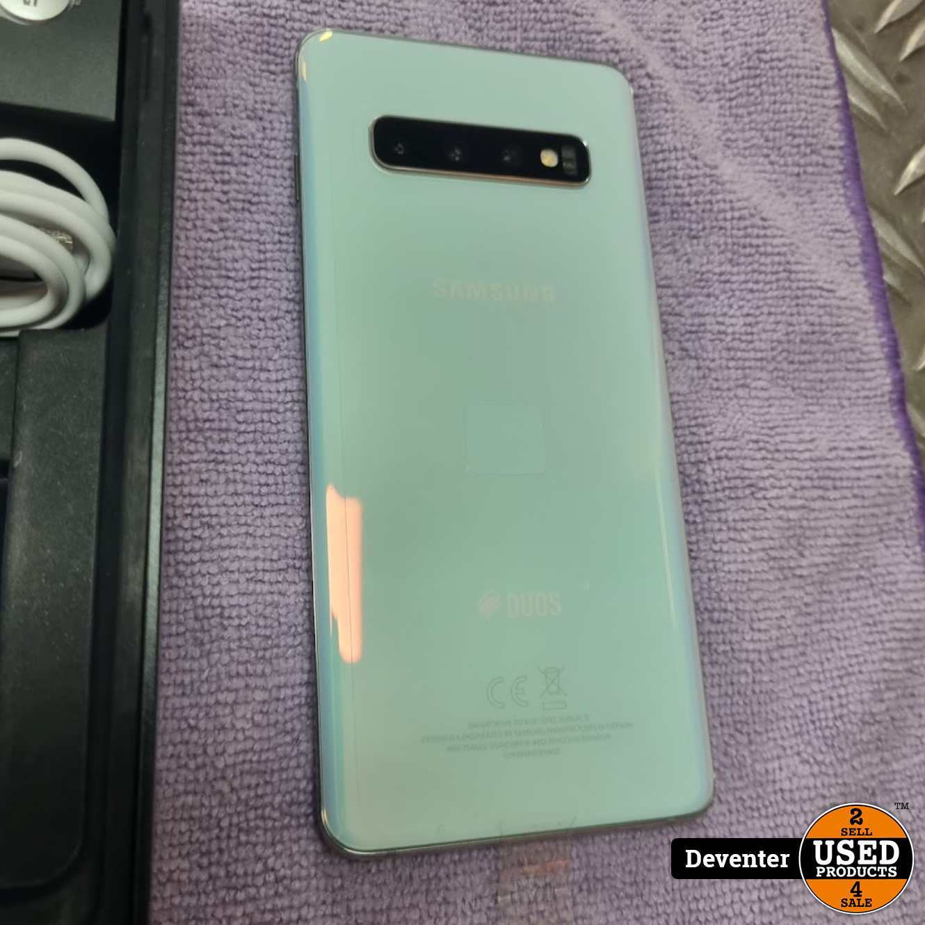 Samsung Galaxy S10 512GB Wit II Nieuwstaat in doos - Used Products Deventer