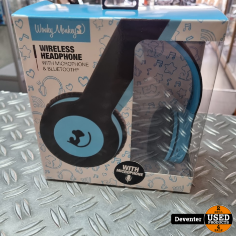 Wonky Monkey Wireless Bluetooth koptelefoon NIEUW