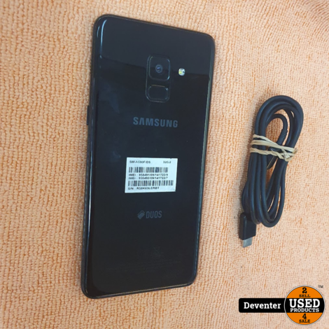 Samsung Galaxy A8 2018 32GB DualSIM Zwart II Zeer net