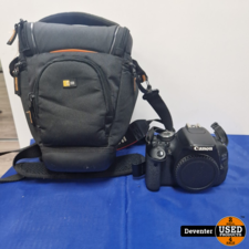 Canon Canon EOS 600D Body met Case Logic tas II Garantie