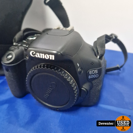 Canon EOS 600D Body met Case Logic tas II Garantie