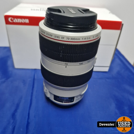 Canon EF 70-300mm f/4-5.6L IS USM Nette staat in doos