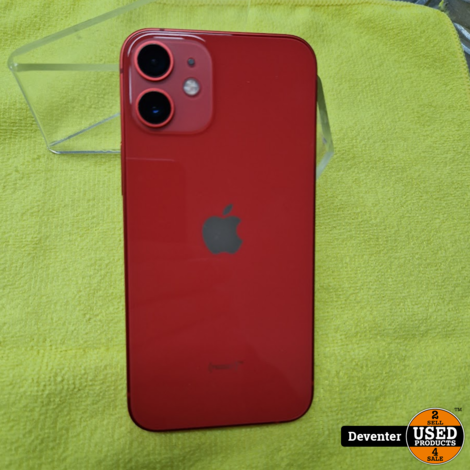 Apple iPhone 12 mini 64GB Rood Zeer net  Accu 86