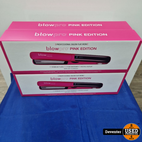 BLOWPRO Professionele Stijltang Pink Edition - 220 C NIEUW