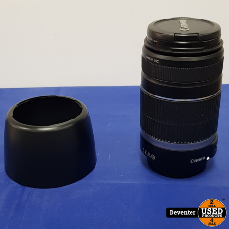 Canon EF-S 55-250 mm F 4-5.6 IS met Hoya UV