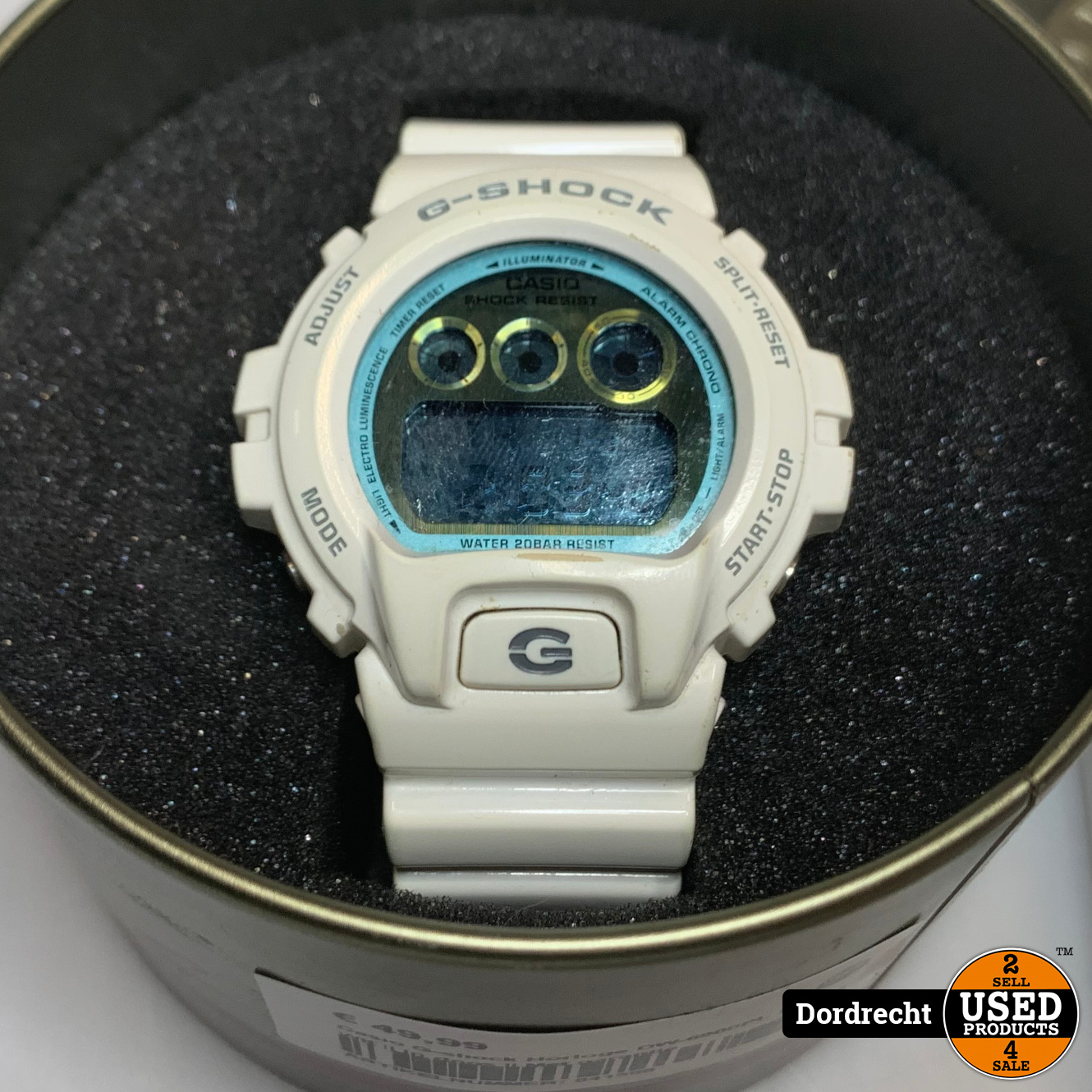 g shock horloge wit