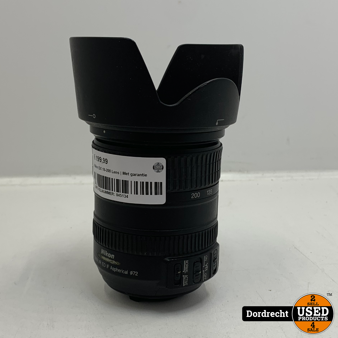 Nikon Af S Dx Nikkor 18 0mm F 3 5 5 6g Ed Vr Lens Met Garantie Used Products Dordrecht