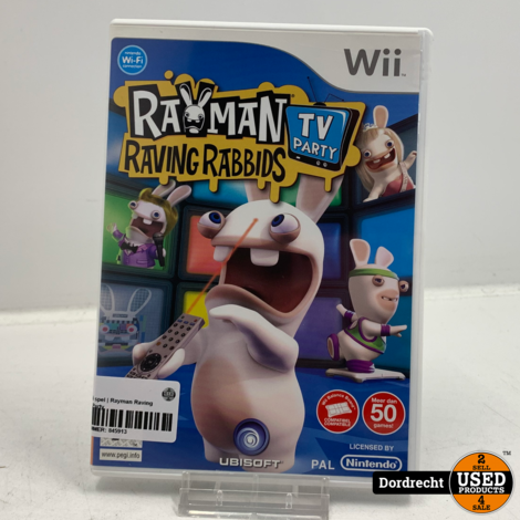 Nintendo Wii spel | Rayman Raving Rabbids TV Party
