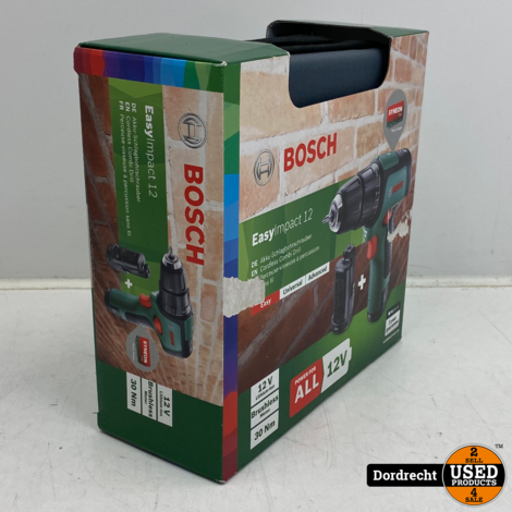 Bosch EasyImpact 12 accuklopboorschroevendraaier | Met accu en lader | Nieuw | Met garantie