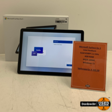 Microsoft Surface Go 3 64GB | Intel Pentium Gold 4GB RAM 64GB SSD | In doos | Met garantie