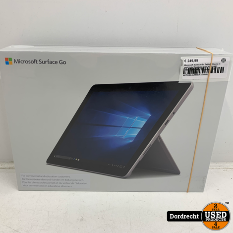 Microsoft Surface Go Tablet | Nieuw in seal | Intel Pentium Gold 8GB RAM 128SSD Windows 10 | Met garantie