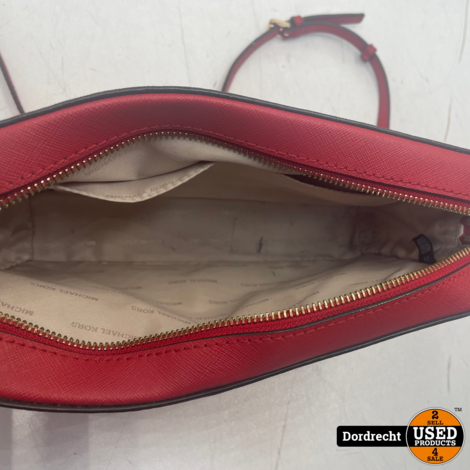 Michael Kors tas Large Jet Set Rood | Nette staat