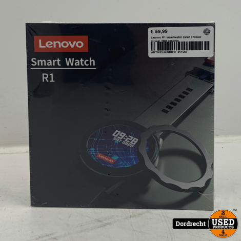 Lenovo R1 smartwatch zwart | Nieuw in seal | Met garantie