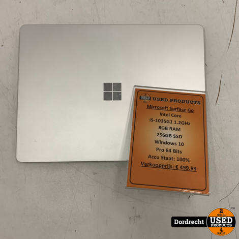 Microsoft Surface Go Laptop | i5 8GB RAM 256GB Windows 10 | | Met garantie