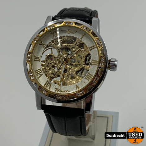 Winner Automatisch horloge Goud / Zwart | Met garantie