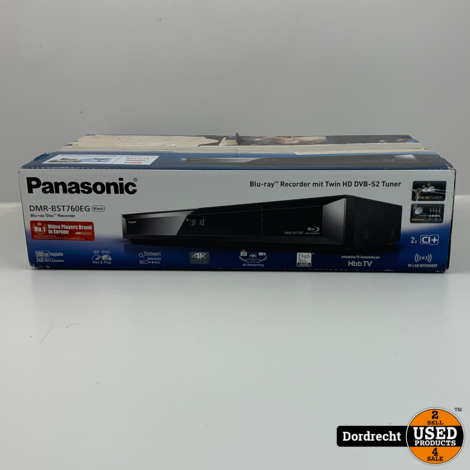 Panasonic DMR-BST760EG Blu-ray en HDD recorder | In doos | Met garantie
