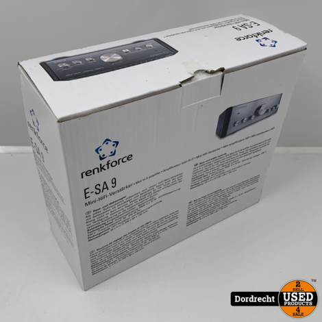 Renkforce E-SA9 Mini HIFI versterker / Stereoversterker | In doos | Met garantie