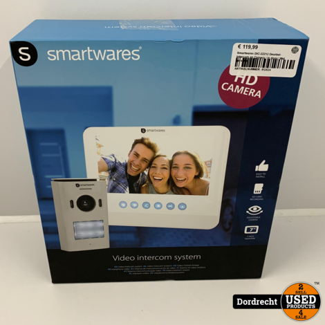 Smartwares DIC-22212 Deurbel- Intercom en Camera | In doos | Met garantie