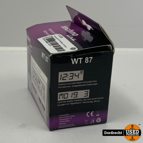 Technoline WT 87 wekker | In doos | Met garantie