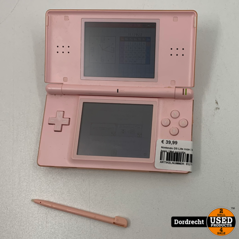 Nintendo DS Lite roze | Met pen | Met hoes | Met garantie