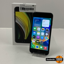 iPhone SE 2020 64GB Zwart | In doos | Met garantie