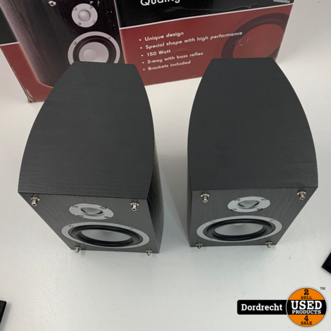 Artsound AS450 Speaker Set Zwart | In doos | Speakerdraad | Met garantie