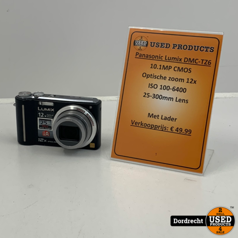 Panasonic DMC-TZ6 camera | Met lader | Met garantie