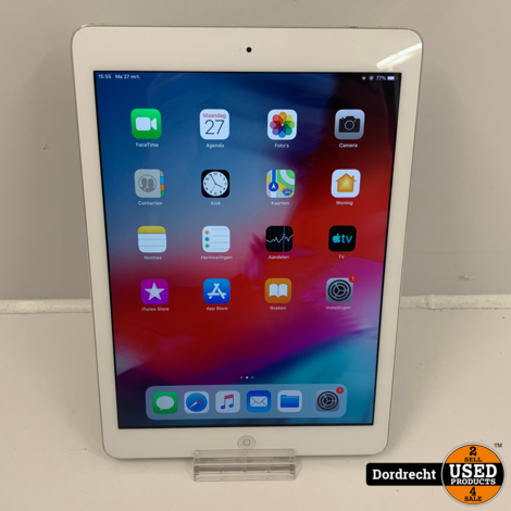 iPad Air 16GB zilver | Oude iOs | Met garantie