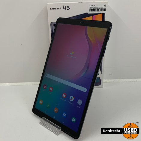 Samsung Galaxy Tab A 2019 32GB WiFi 4G zwart | In doos | Met case | Met garantie