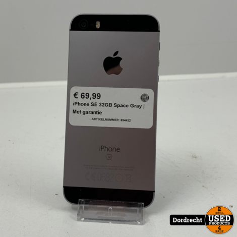 iPhone SE 32GB Space Gray | Met garantie