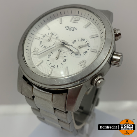 Guess w12605l1 horloge zilver | Gebruikt | Met garantie
