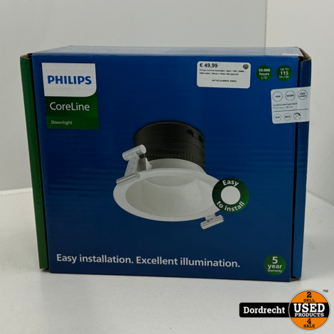 Philips Coreline Downlight / Spot lamp | 19W | 3000K | 2200 lumen | Nieuw in doos | Met garantie