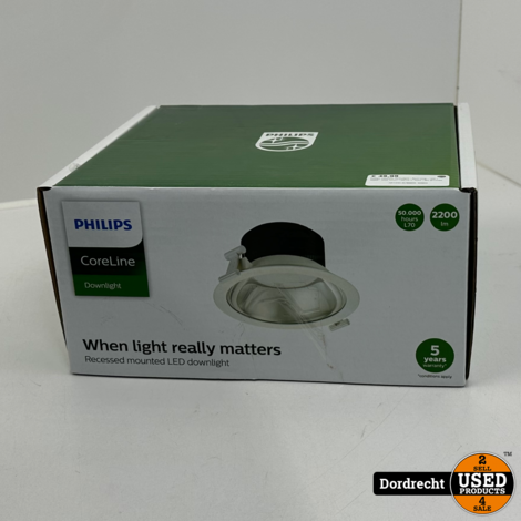 Philips Coreline Downlight / Spot lamp | 19W | 3000K | 2200 lumen | Nieuw in doos | Met garantie