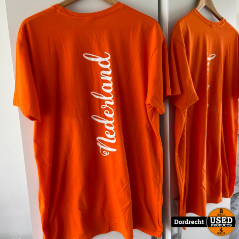 Oranje ''Nederland'' Heren Tshirt koningsdag | Nieuw | Maat XXL (Valt klein)