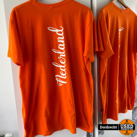 Oranje ''Nederland'' Heren Tshirt koningsdag | Nieuw | Maat XL (Valt klein)