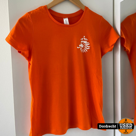 Oranje ''Nederland'' Dames Tshirt koningsdag | Nieuw | Maat XS (Valt klein)