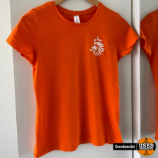 Oranje ''Nederland'' Dames Tshirt koningsdag | Nieuw | Maat M (Valt klein)
