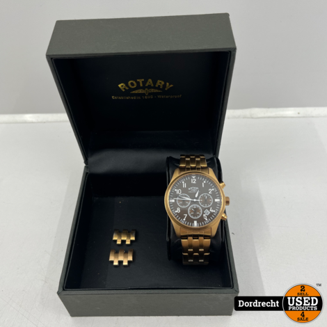 Rotary gb00109 brons horloge | In doos | Met garantie