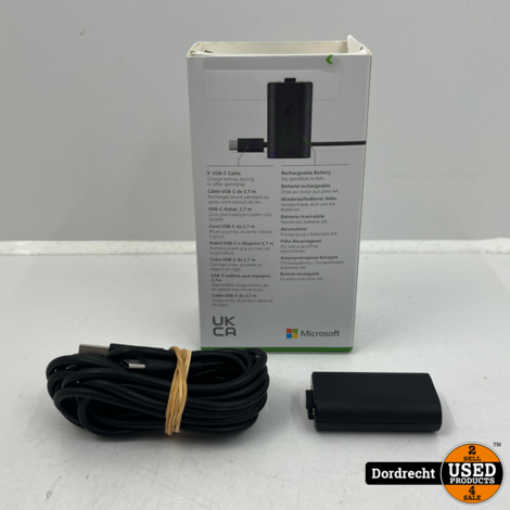 Xbox rechargeable battery + usbc cable | In doos | Met garantie