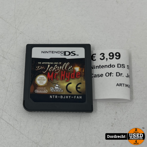Nintendo DS Spel | The Mysterious Case Of: Dr. Jekyll and Mr. Hyde | Los