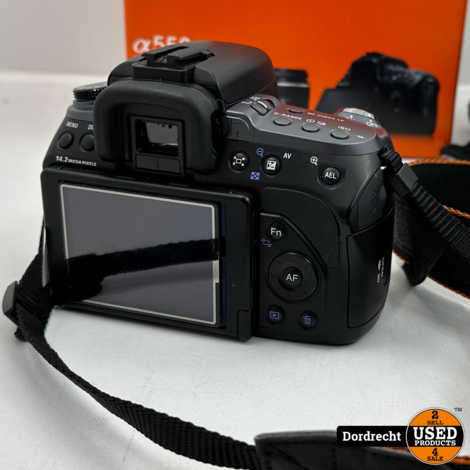 Sony DSLR-A550 camera | In doos | Met garantie