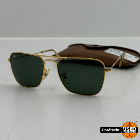 RayBan Legend Zonnebril Goud | 52-16 | In hoes