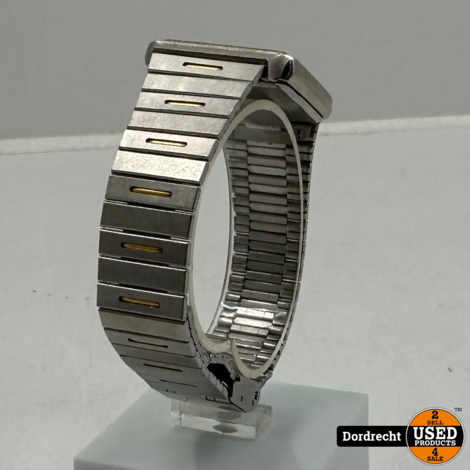 Seiko 5y32-5060 Vintage Horloge Zilver / Goud | Batterij leeg | Met garantie