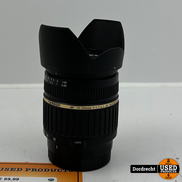 Tamron AF 18-200mm F/3.5-6.3 (IF) Macro A14 Camera Lens | Met ...