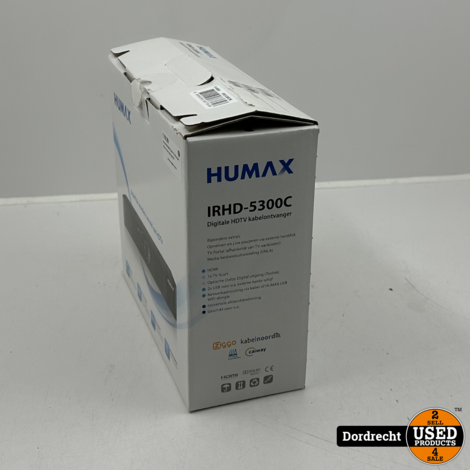 Humax IRHD5300C Kabel TV Ontvanger | Nieuw in doos | Met garantie