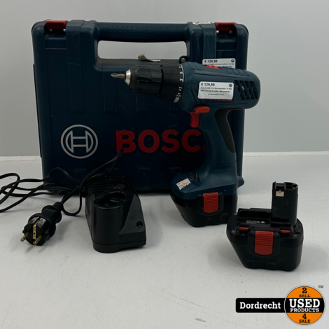 Bosch GSR 12-2 Boormachine | In kist | Met 2 accus en lader | Met garantie