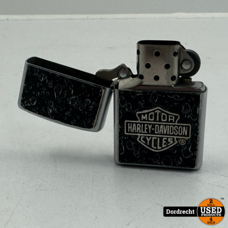 Zippo Harley Davidson H-D Marble Bar & Shield model 20238 | In doos | Leeg