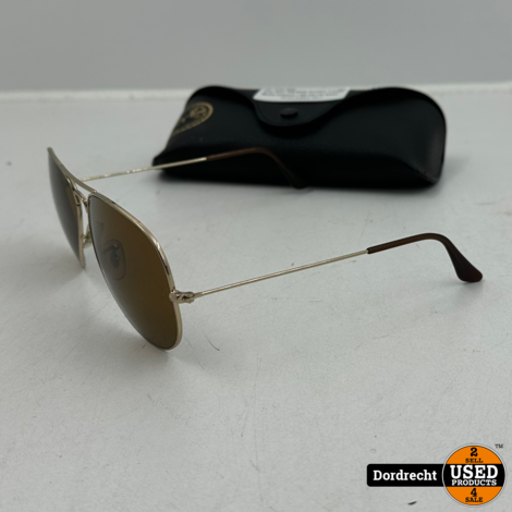 Ray-Ban RB3025 Aviator Large Metal Classic Zonnebril | 62-14 | In hoes