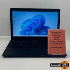 Dell Latitude 3580 Laptop | Intel Core i5-6200U 2.3GHz 8GB RAM 256GB SSD Windows 11 Intel HD Graphics 520 | Open en dicht gaat zwaar |Met garantie