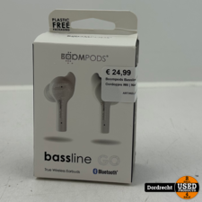 Boompods Bassline Go Bluetooth Oordopjes Wit | Nieuwstaat | Met garantie